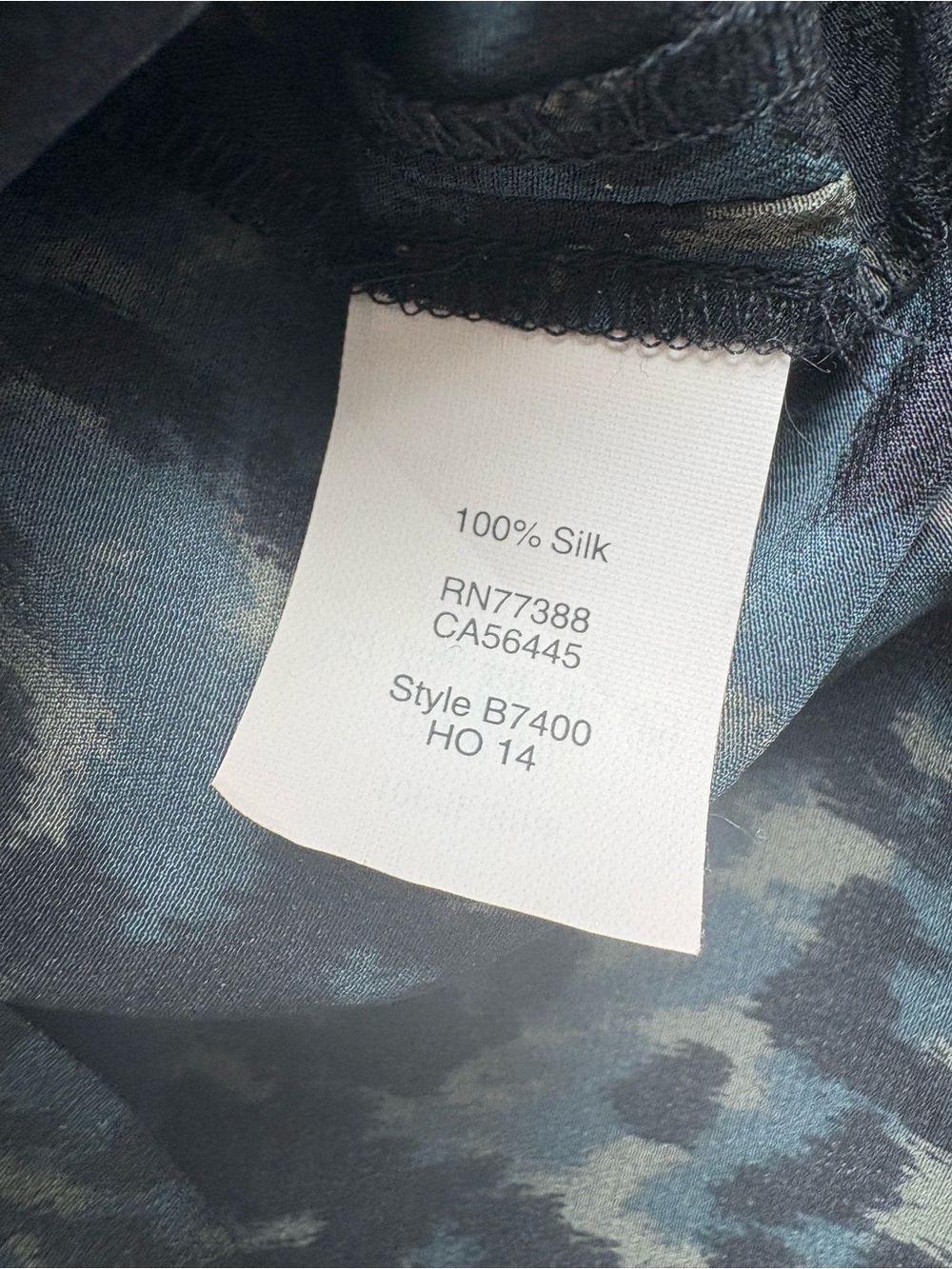 Madewell Silk Top Animal Print Small - Picture 6 of 8